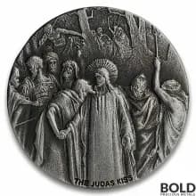 2020 Silver 2 oz Scottsdale Biblical Series - The Judas Kiss