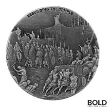 2021 Silver 2 oz Scottsdale Biblical Series - Rebuilding the Jerusalem Temple