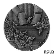 2021 Silver 2 oz Scottsdale Biblical Series - Death of Samson