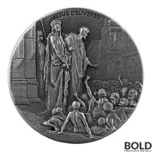2021 Silver 2 oz Scottsdale Biblical Series - Jesus Delivered to be Crucified