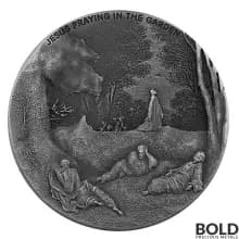 2021 Silver 2 oz Scottsdale Biblical Series - Jesus Praying in the Garden