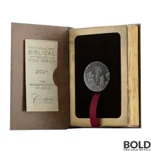 2021 Silver 2 oz Scottsdale Biblical Series - Transfiguration of Jesus
