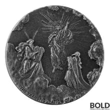 2021 Silver 2 oz Scottsdale Biblical Series - Transfiguration of Jesus