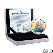 2022 Silver 1 oz EC8 St Vincent Grenadines War Ship Coin Proof (Colored)