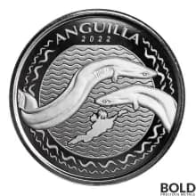 2022 1 oz Silver EC8 Anguilla Eel BU (No Capsule)