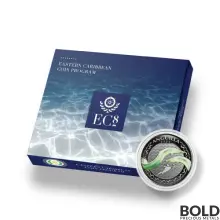 2022 EC8 Anguilla: Eel 1 oz Silver Proof (Colored)