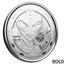 2022 Silver Ghana Alien 1 oz BU