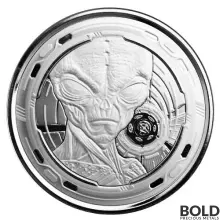 2022 Silver Ghana Alien 1 oz BU