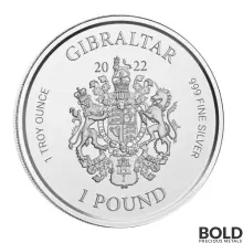 2022 Gibraltar Lady Justice Silver 1 oz BU