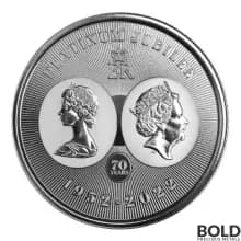 2022 Queen's 70th Platinum Jubilee 1 oz Silver Coin