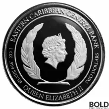 2022 Silver 1 oz Montserrat: Sea Turtle Proof (Colored)