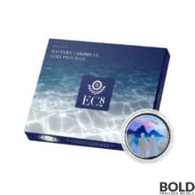 2022 Silver 1 oz St. Lucia: Romantic Couple Proof (Colored)