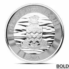 2023 1 oz Cayman Islands Loggerhead Turtle Silver Coin (Colored)