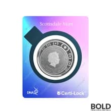 2023 Silver 1 oz Ghana Unicorn "Aurora" Purple Coin