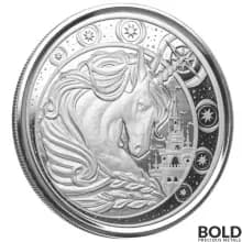 2023 Silver 1 oz Ghana Unicorn BU