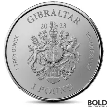 2023 1 oz Gibraltar War Elephant Silver Coin (BU)
