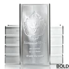 Silver 100 oz Scottsdale KING Stacker Bar