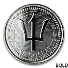 2019 Barbados Trident Silver 1 oz