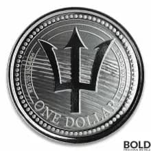 2020 1 oz Barbados Trident Silver Coin