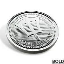 2020 1 oz Barbados Trident Silver Coin