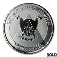 2019 Cameroon Cheetah Silver 1 oz