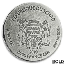 5 oz Republic of Chad Sphinx of Hatshepsut 2019