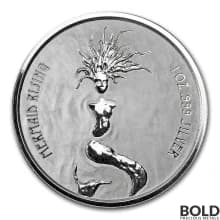 2018 Silver 1 oz Fiji Mermaid Rising