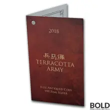 2018 Fiji 5 oz Silver Terracotta Army