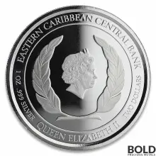 2020 EC8 Grenada: Octopus 1 oz Silver Proof (Colored)