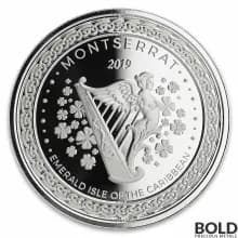 2019 Montserrat Silver Emerald Isle 1 oz
