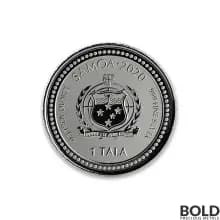 2020 Samoa Serpent of Milan Silver BU 1/2 oz