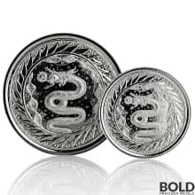 2020 Samoa Serpent of Milan Silver BU 1/2 oz