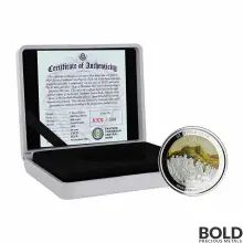2020 EC8 St Kitts & Nevis Brimstone Hill 1 oz Silver Proof (Colored)