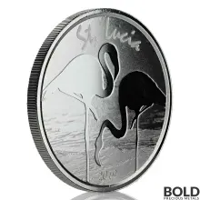 2019 St. Lucia Flamingo 1 oz Silver BU