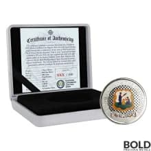 2020 EC8 St Vincent Grenadines Coat of Arms 1 oz Silver Proof (Colored)