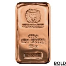 10 oz Germania Mint Cast Copper Bar