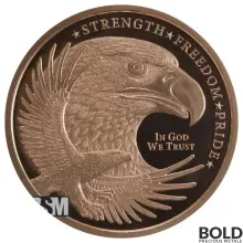 Copper 1 oz Eagle Round (Golden State Mint)