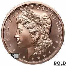 Copper 1 oz Morgan Round (Golden State Mint)