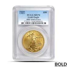 1 oz America Gold Eagle MS69 (Random Date, NGC or PCGS)