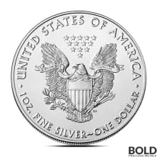 1 oz American Silver Eagle (BU, Random, Type 1)-Impaired