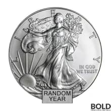 1 oz American Silver Eagle (BU, Random, Type 1)-Impaired