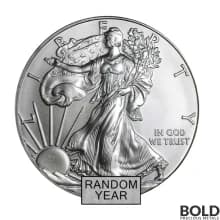 1 oz American Silver Eagle (BU, Random, Type 2)