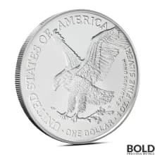1 oz American Silver Eagle (BU, Random, Type 2)
