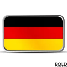 1 oz Germany Country Flag Silver Bar (Colored)