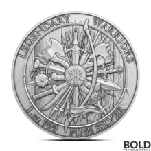 1 oz Legendary Warriors: Joan of Arc Silver Round (BU)