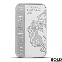 1 oz Michigan State Flag Silver Bar (Colored)