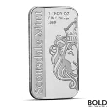 1 oz Alabama State Flag Silver Colored Bar