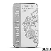 1 oz North Dakota State Flag Silver Bar (Colored)