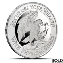 1 oz SilverCrest Eagle and Snake Silver Round (New)