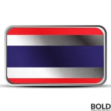1 oz Thailand Country Flag Silver Bar (Colored)